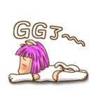 Meow girl（個別スタンプ：24）