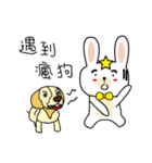 star rabbit and doctor rabbit day2（個別スタンプ：3）