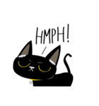 Black Bean the black cat（個別スタンプ：25）
