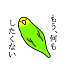 感情豊かなセキセイインコ★キイロ（個別スタンプ：10）
