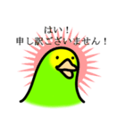 感情豊かなセキセイインコ★キイロ（個別スタンプ：20）