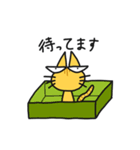 ネコ人間とトリ人間（個別スタンプ：30）