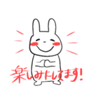 先輩に使える敬語うさぎ（個別スタンプ：39）