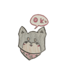 黒柴ちゃんの一言（個別スタンプ：1）
