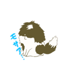 しろくろシーズー2（個別スタンプ：9）