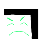 No happy（個別スタンプ：4）