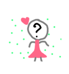 Stick man best friend（個別スタンプ：3）