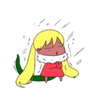 ついんて尻尾少女2（個別スタンプ：16）