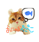 猫のハルくんスタンプ（個別スタンプ：5）