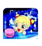 Lovely Macaron Piano（個別スタンプ：26）