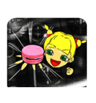 Lovely Macaron Power Metalcarrier（個別スタンプ：28）