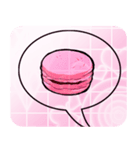 Lovely macaroon check（個別スタンプ：38）