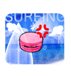 Lovely Macaron Surfing（個別スタンプ：2）