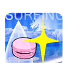 Lovely Macaron Surfing（個別スタンプ：14）