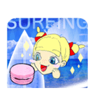 Lovely Macaron Surfing（個別スタンプ：26）