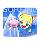 Lovely Macaron Surfing（個別スタンプ：28）