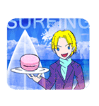 Lovely Macaron Surfing（個別スタンプ：35）