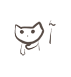 たどたどしい、こねこ（個別スタンプ：4）