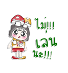 ..Miss. LaLa. Love Mushroom..（個別スタンプ：11）