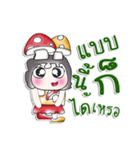 ..Miss. LaLa. Love Mushroom..（個別スタンプ：31）