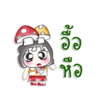 ..Miss. LaLa. Love Mushroom..（個別スタンプ：35）