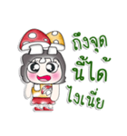 ..Miss. LaLa. Love Mushroom..（個別スタンプ：38）