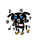 Angry black poodle ZZING（個別スタンプ：6）