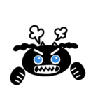 Angry black poodle ZZING（個別スタンプ：8）