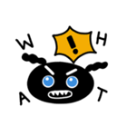Angry black poodle ZZING（個別スタンプ：9）