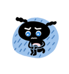 Angry black poodle ZZING（個別スタンプ：12）