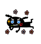 Angry black poodle ZZING（個別スタンプ：14）