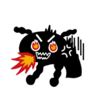Angry black poodle ZZING（個別スタンプ：15）