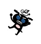 Angry black poodle ZZING（個別スタンプ：18）