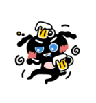 Angry black poodle ZZING（個別スタンプ：21）
