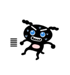 Angry black poodle ZZING（個別スタンプ：22）