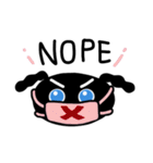 Angry black poodle ZZING（個別スタンプ：23）