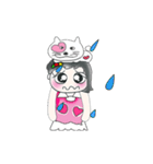 Miss. Sayo and Cat..^_^！！（個別スタンプ：12）