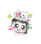 Miss. Sayo and Cat..^_^！！（個別スタンプ：19）