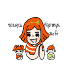 cuteorange girl（個別スタンプ：20）