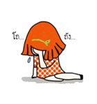 cuteorange girl（個別スタンプ：32）