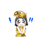 Miss. Yumiko and Dog...^^...（個別スタンプ：11）