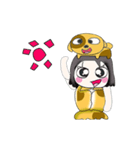 Miss. Yumiko and Dog...^^...（個別スタンプ：17）