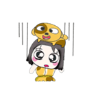 Miss. Yumiko and Dog...^^...（個別スタンプ：20）