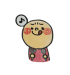 色鉛筆の丸い子たち（個別スタンプ：7）
