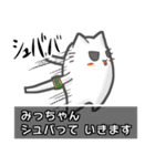 ▼みっちゃん▼名前スタンプfeat.ネコッチ（個別スタンプ：22）