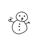 snow man.（個別スタンプ：2）