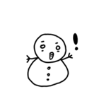 snow man.（個別スタンプ：13）