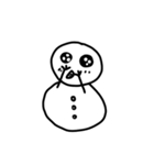 snow man.（個別スタンプ：15）