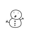 snow man.（個別スタンプ：16）