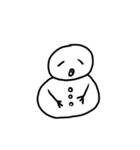 snow man.（個別スタンプ：19）